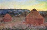 Claude Monet Deux Meules de Foin painting